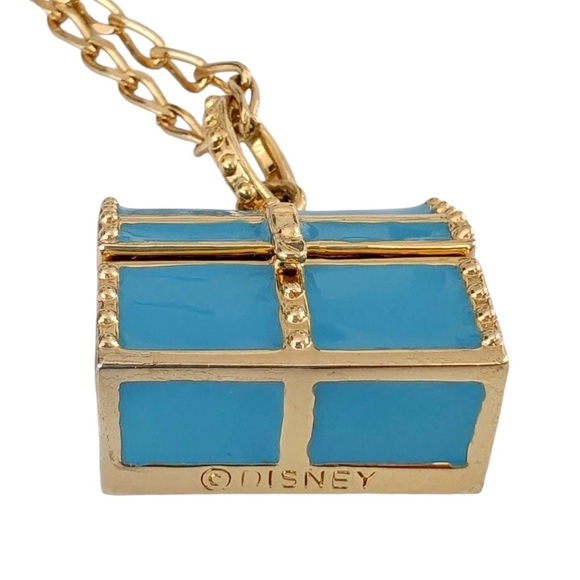 Disney Couture Kidada Jones Tinker Bell Treasure Box Necklace NWOT - Picture 7 of 9